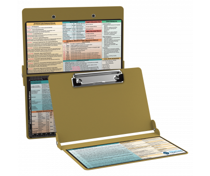 WhiteCoat Clipboard® - Tactical Brown Occupational Therapy Edition